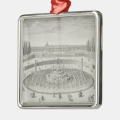 バーセイルズのLatone、「Lesからの1714年の噴水、 メタルオーナメント (左)