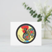 バーセロスの有名な鶏Nr 06 ポストカード (スタンド正面)