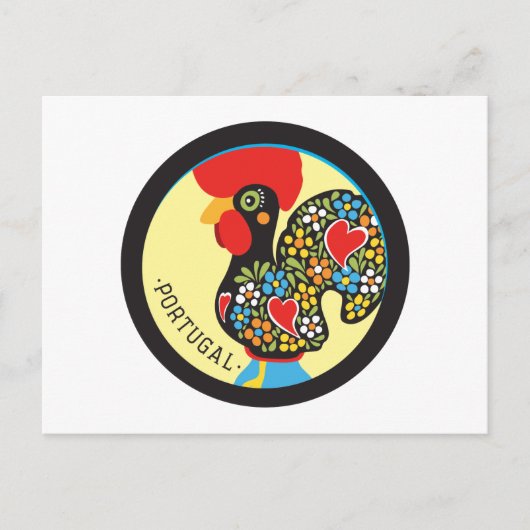 バーセロスの有名な鶏Nr 06 ポストカード (正面)