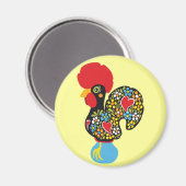 バーセロスの有名な鶏Nr 06 マグネット (正面/裏面)