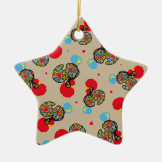 バーセロスNr 06パターンの有名なオンドスター セラミックオーナメント