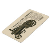 バーゼルの蒸気エンジントラクション1889トラクター マグネット (左側)