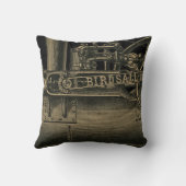 バーゼルの蒸気トラクションエンジン1889ファームトラクター クッション (裏面)