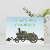 バーゼルの蒸気トラクションエンジン1889ファームトラクター シーズンカード (スタンド正面)