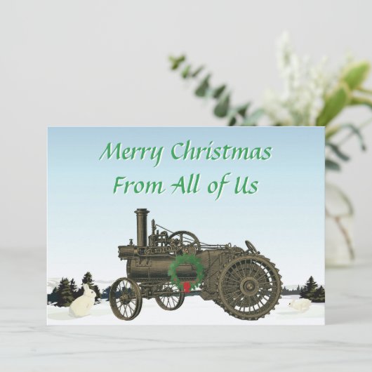 バーゼルの蒸気トラクションエンジン1889ファームトラクター シーズンカード (スタンド正面)