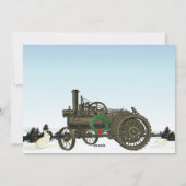 バーゼルの蒸気トラクションエンジン1889ファームトラクター シーズンカード (裏面)