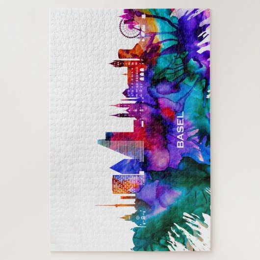 バーゼルスカイライン ジグソーパズル (縦)