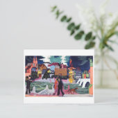 バーゼル川とライン川の眺め | Kirchner | ポストカード (スタンド正面)