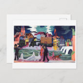 バーゼル川とライン川の眺め | Kirchner | ポストカード (正面/裏面)