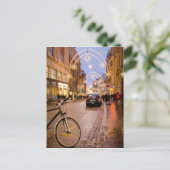 バーゼル、スイスのホリデーライト シーズンポストカード (スタンド正面)