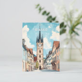 バーゼル・スイス旅行 ポストカード (スタンド正面)