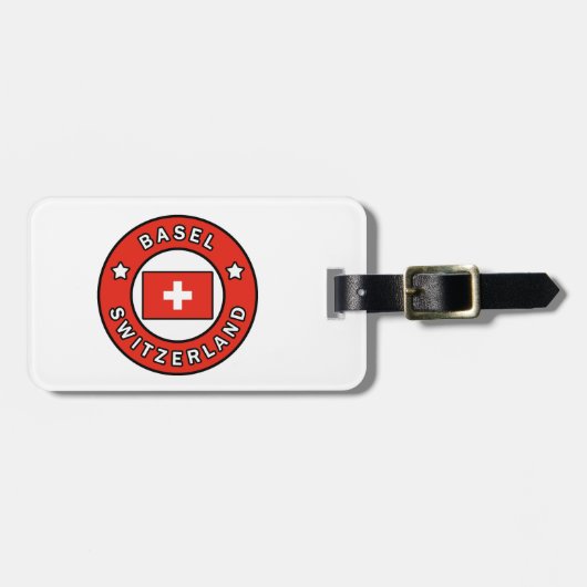 バーゼル・スイス ラゲッジタグ (正面横)