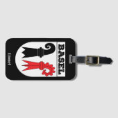 バーゼル（スイス） | Swiss Cantons Coat of Arms ラゲッジタグ (正面横)