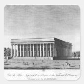 バーゼ皇居の眺め スクエアシール (正面)