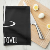 バータオルピンクマルティニガラス キッチンタオル (四つ折り)