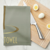 バータオル金ゴールドマルティニグラス キッチンタオル (四つ折り)