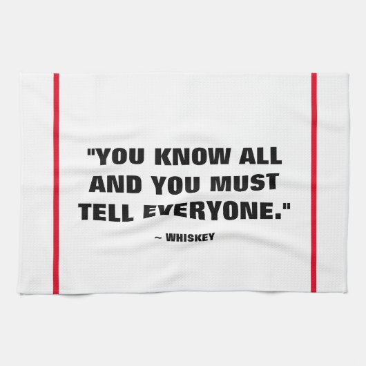 バータオル-ウィスキー キッチンタオル (横)