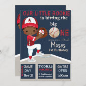 バーターアップ誕生日招待状カード (正面/裏面)