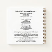 バータートスクウェアレシピ ノートブック (裏面)