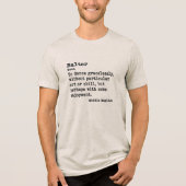 バーター:短袖 トライブレンドTシャツ (正面)