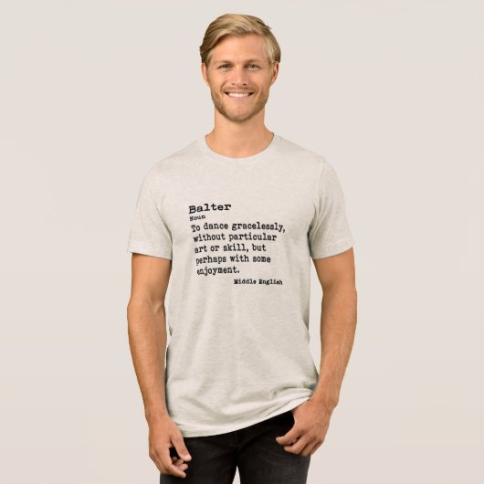 バーター:短袖 トライブレンドTシャツ (正面全面)