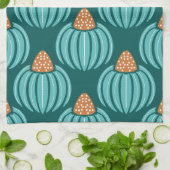 バーダントウィムシーバッド – ブルー キッチンタオル (折り畳み)