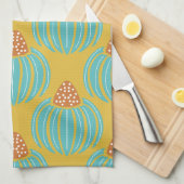 バーダントウィムシーブドイエロー キッチンタオル (四つ折り)