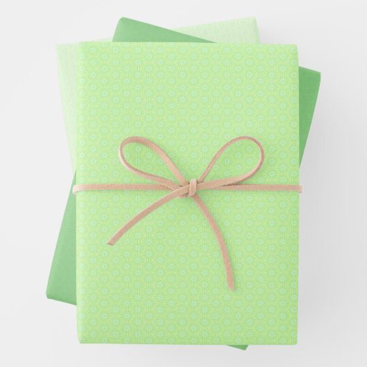 バーダントグリーンクラフト紙セットワン ラッピングペーパーシート (インサイチュ)