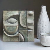 バーダントビジョン – 抽象芸術キュービストセラミックタイル タイル