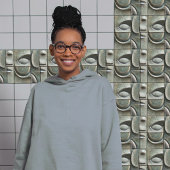 バーダントビジョン – 抽象芸術キュービストセラミックタイル タイル