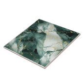 バーダント静脈金ゴールド大理石タイル タイル (側面)