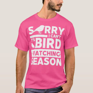 バーダーバードウオッチングシーズンバードウォッチャー Tシャツ