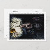 バーチェスター大聖堂の屋台 ポストカード (正面/裏面)