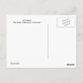 バーチェスター大聖堂の屋台 ポストカード (裏面)