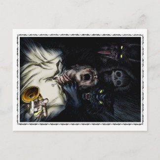 バーチェスター大聖堂の屋台 ポストカード