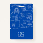 バーチカルメディカルバッジ仲間！ バッジ (裏面)