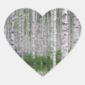 バーチツリー フォレスト ネイチャー ハートシール (正面)