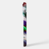 バーチャルな岩の世界での繊細またはカラフルな贅沢さ iPhoneケース (左側面)