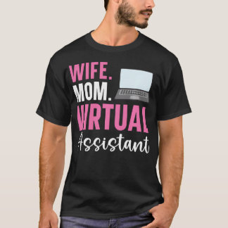 バーチャルアシスタント リモートワーク フリーランス Tシャツ