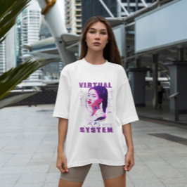 バーチャルアンドロイドガール Tシャツ