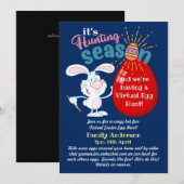 バーチャルイースターエッグハント！ ビデオチャットへの招待状 (正面/裏面)