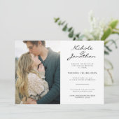 バーチャルオンライン結婚式 招待状 (スタンド正面)