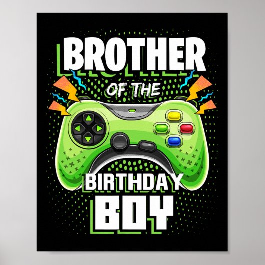バーチャルゲーム 誕生日 男の子 マッチング 8歳 ポスター (正面)