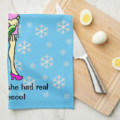 バーチャルハグスプロセッコクリスマス キッチンタオル (四つ折り)