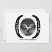 バーチャルハグ オーダーメイド モノクロ写真 あなたのことを想ってカード (正面)