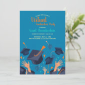 バーチャルハットトス卒業パーティー招待状 招待状 (スタンド正面)