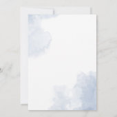 バーチャルベイビーシャワーテディベア 招待状 (裏面)