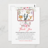 バーチャルベビーシャワーありがとう ポストカード (正面/裏面)