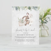 バーチャルベビーシャワーバイメール招待状 招待状 (スタンド正面)