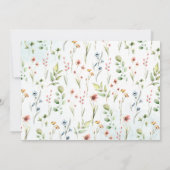 バーチャルベビーシャワーバイメール招待状 招待状 (裏面)